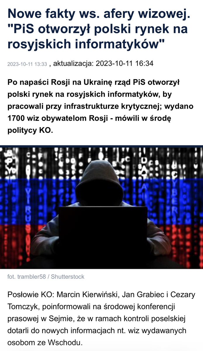 SantaPadre (@santapadre) on Twitter photo <a href="/KlaudiuszSlezak/">Klaudiusz Slezak 🚴♂️</a> <a href="/pisorgpl/">Prawo i Sprawiedliwość</a> Dlatego, że wówczas było to jak najbardziej realne i do przeprowadzenia przez co dla tej formacji niemożliwe.
Dziś nie jest możliwe przez nich do przeprowadzenia stąd głośne krzyki i pohukiwania.
As simple as that.
To potwierdzenie hipotezy: <a href="/KlaudiuszSlezak/">Klaudiusz Slezak 🚴♂️</a> <a href="/pisorgpl/">Prawo i Sprawiedliwość</a> Dlatego, że wówczas było to jak najbardziej realne i do przeprowadzenia przez co dla tej formacji niemożliwe.
Dziś nie jest możliwe przez nich do przeprowadzenia stąd głośne krzyki i pohukiwania.
As simple as that.
To potwierdzenie hipotezy: