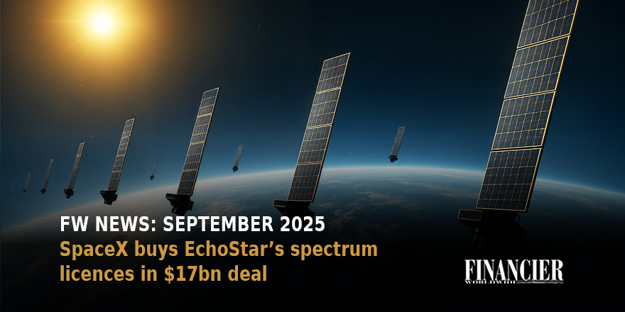 FWWMagazine's tweet image. SpaceX buys EchoStar’s spectrum licences in $17bn deal

Read the latest FW News post here: bit.ly/2viGl4o

#SectorAnalysis