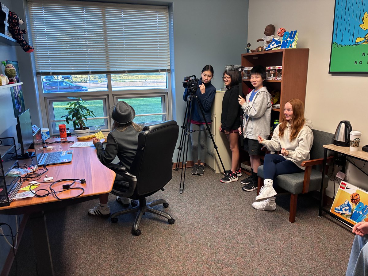 Rattler Student News is working hard before school to film a fun take on behavioral expectations to support our Safe &amp; Civil Schools work.  #AltonaWay #StVrainAdvantage #publicschooladvantage #StVrainStorm <a href="/SVVSDsupt/">Jackie Kapushion, Ed.D.</a> <a href="/SVVSD/">St. Vrain Valley Schools</a> <a href="/BuchlerStVrain/">Matt Buchler</a> <a href="/SVVSDSpecialEd/">SVVSDSpecialEd</a> <a href="/AltonaAP/">M. Travis O’Hair</a>