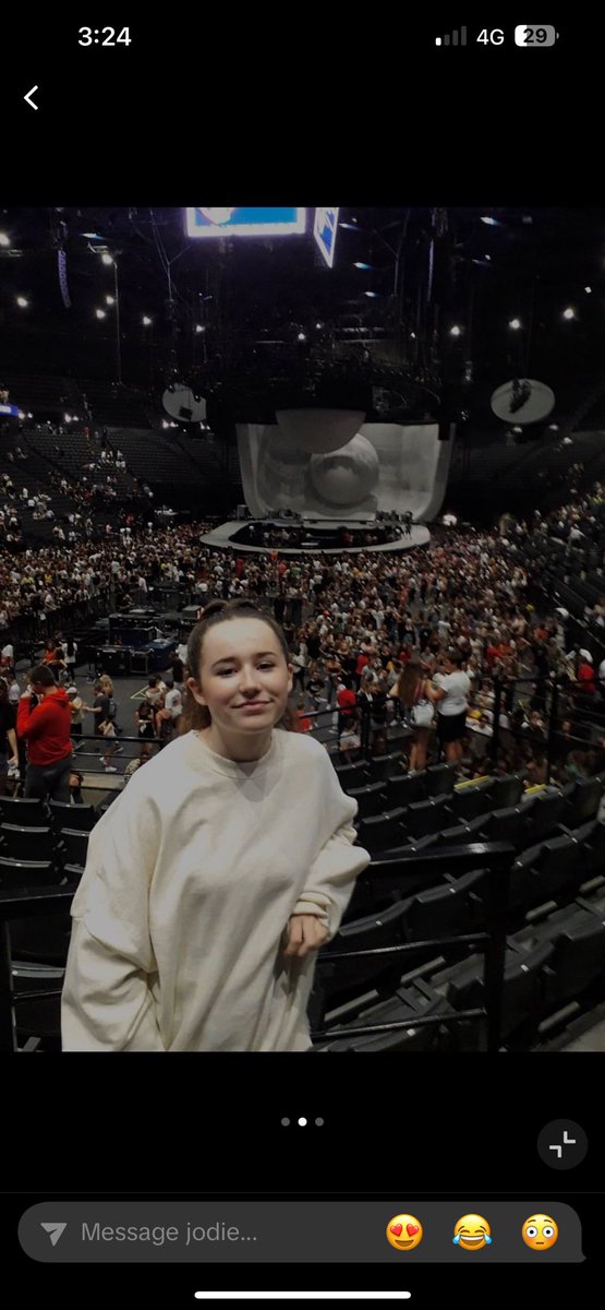 imperfectforagb's tweet photo. who's gonna tell her she's lost the ticketmaster war? my heart is shattered. https://t.co/B8VRXFllA0