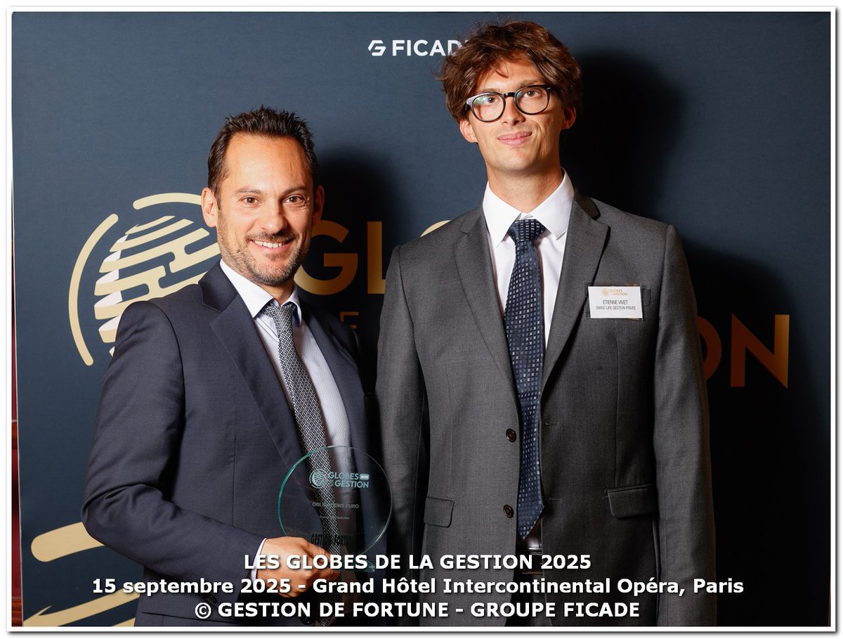 🥈 #GlobesdelaGestion | Le fonds Income Euro Selection de Swiss Life Gestion Privée décroche l’argent en « Obligations Euro Diversifiées » !

Bravo à Nicolas Saulnier, Etienne Vivet, Serge Pizem et Grégory Maes👏

#BanquePrivee #GestionPrivee #Fonds #Investissement #Obligations