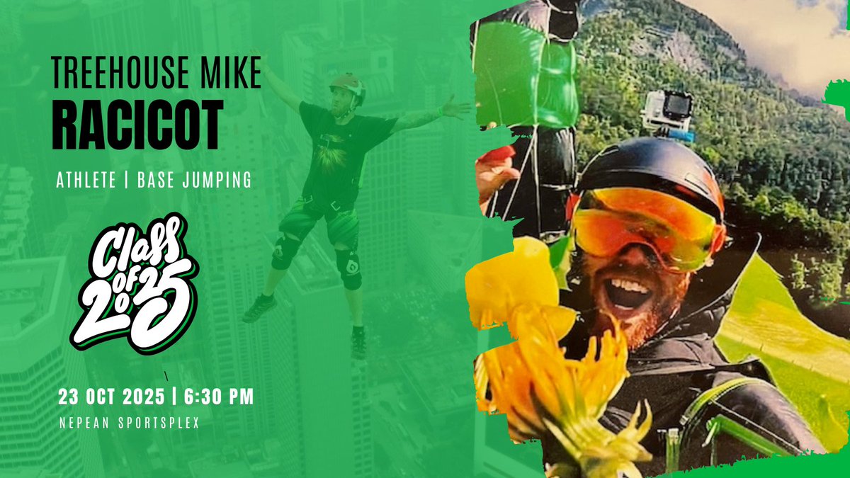 🌲✨ Honouring the late Treehouse Mike Racicot - a fearless athlete, mentor, and community builder.

His legacy will be celebrated when he is posthumously inducted into the Class of 2025 on October 23rd. 

#NepeanFame #TreehouseMike #LegacyLivesOn