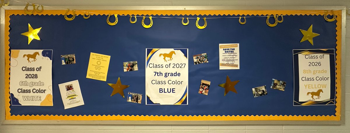 Class pride at its peak! 💙🤍💛 Which class will charge ahead in this year’s Battle of the Classes? ⚡🐎 #ColtPride #BOTC #WeAreCedar
