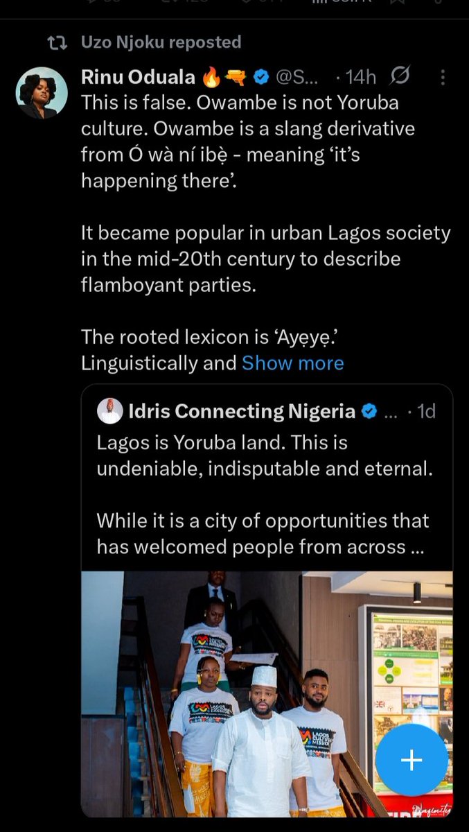 omorosiola1's tweet image. Oh so all ibos are now in support of an IPOB terrrorist group disparaging Lagos as Xenophobic for calling UZoart put for cultural theft.
You see why ibos are being chased away from every community they are all over the world. You see why Ghana wants ibos to go #igbomustgo