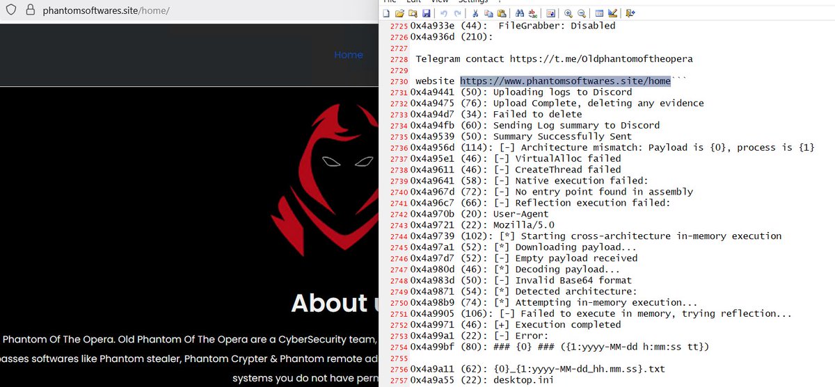 ShadowOpCode's tweet image. 📧&quot;Re : Request for Quotation-PO NO 151001896902&quot;
📦Delivery #PhantomStealer
📤exfil via SMTP
mail[.]novochrom[.]us:587
phamton@novochrom[.]us
phamton2@novochrom[.]us
sample: bazaar.abuse.ch/browse/tag/nov…