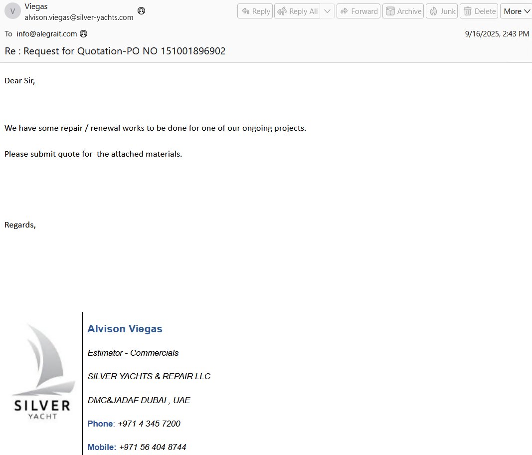 ShadowOpCode's tweet image. 📧&quot;Re : Request for Quotation-PO NO 151001896902&quot;
📦Delivery #PhantomStealer
📤exfil via SMTP
mail[.]novochrom[.]us:587
phamton@novochrom[.]us
phamton2@novochrom[.]us
sample: bazaar.abuse.ch/browse/tag/nov…