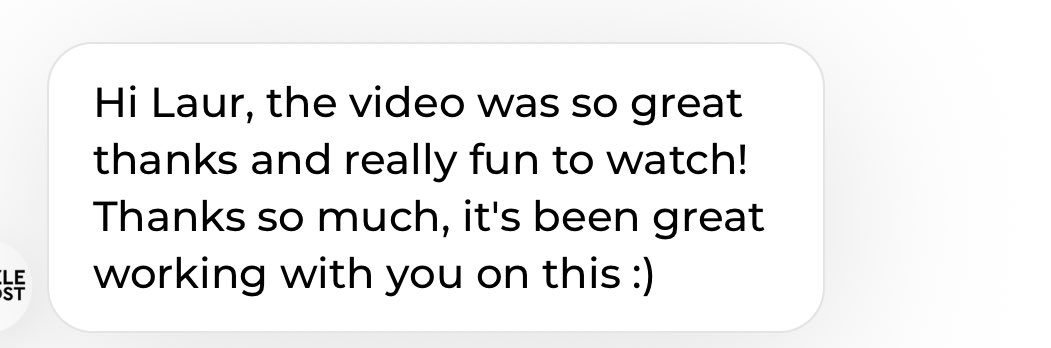 Best little nugget of feedback this morning 🌟🌟🌟