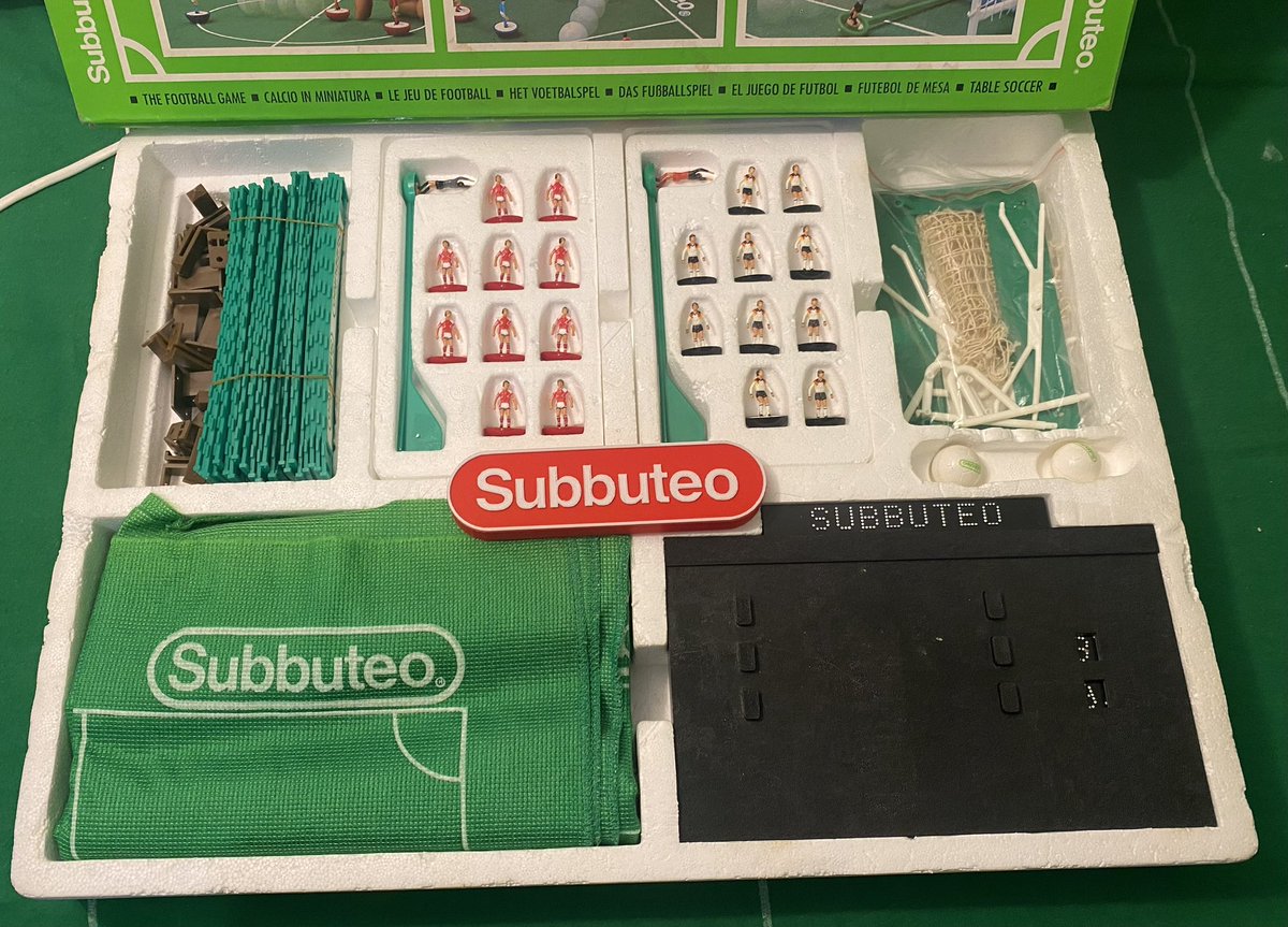 SubbuteoPad's tweet photo. Similar to a  prevoius post but this time without USA 1994 sticker and USA goals &amp; balls, this set possibly produced just after  1992 European championships in Sweden , normally contains Denmark &amp; Germany

Rarity 3/10

Value £30+ https://t.co/Pn5Kis0dVY
