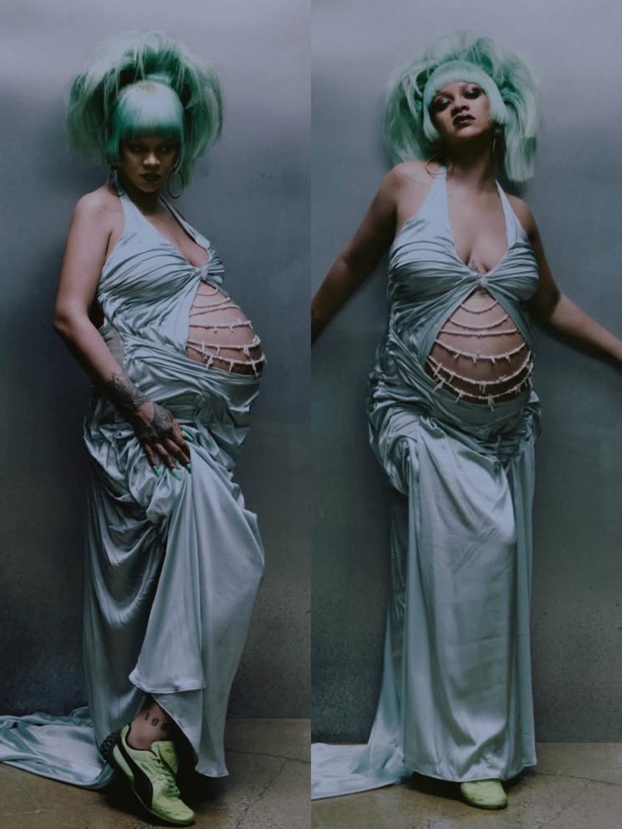 rihannahourlyy's tweet image. Rihanna for HOMME GIRLS