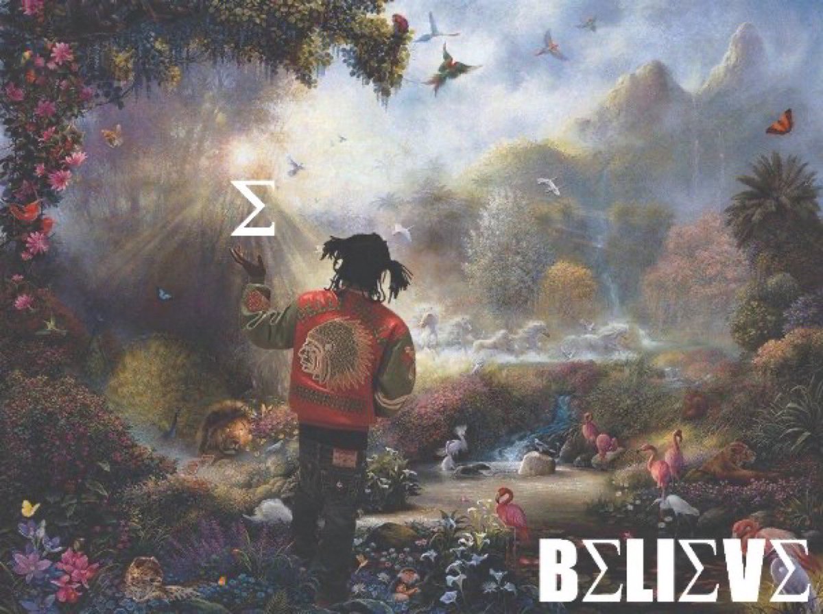 GM 

step into the day with vision, faith, and power. BELIΣVE.