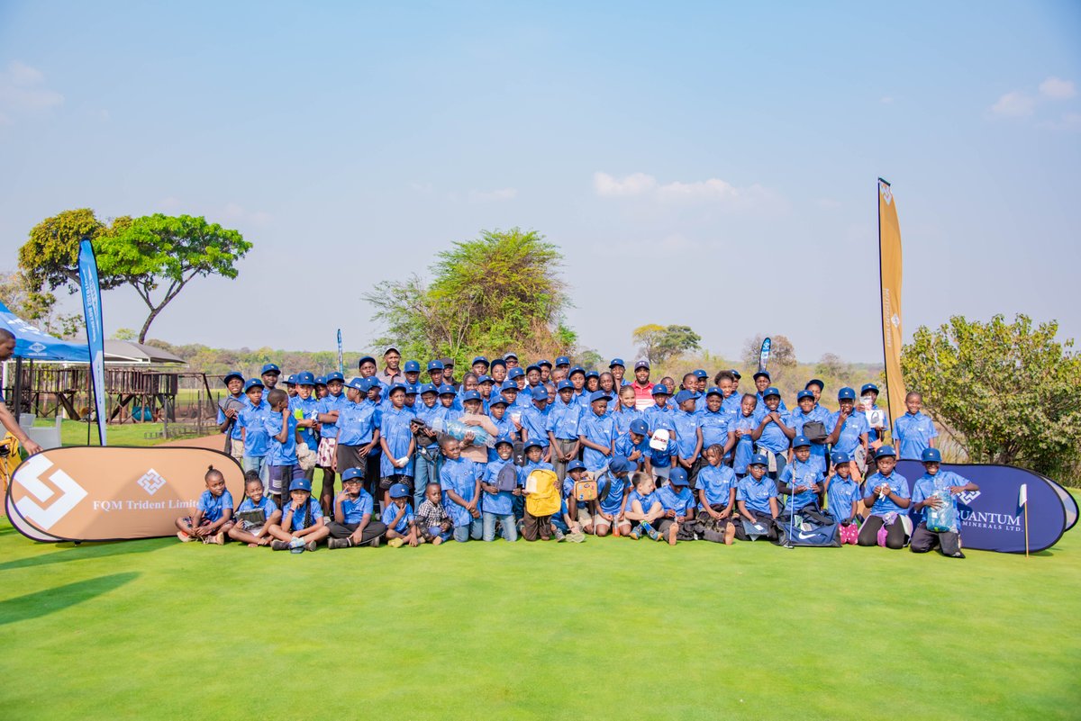 FqmZambia's tweet photo. Congratulations to all golfers who took part in the TCC Junior Golf Competition. Your passion, talent, and sportsmanship made the day a true success.
#TCCJuniorGolf
#FutureChampions
#80Strong https://t.co/YTJP5FtKMi
