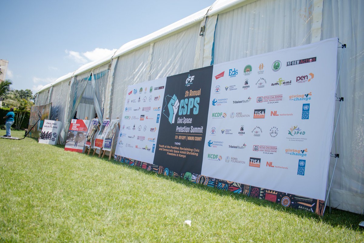 A one-of-a-kind festival at the Civic Space Protection Summit – outdoor discussions blended with art and youthful energy, driving Kenya’s free democracy forward.