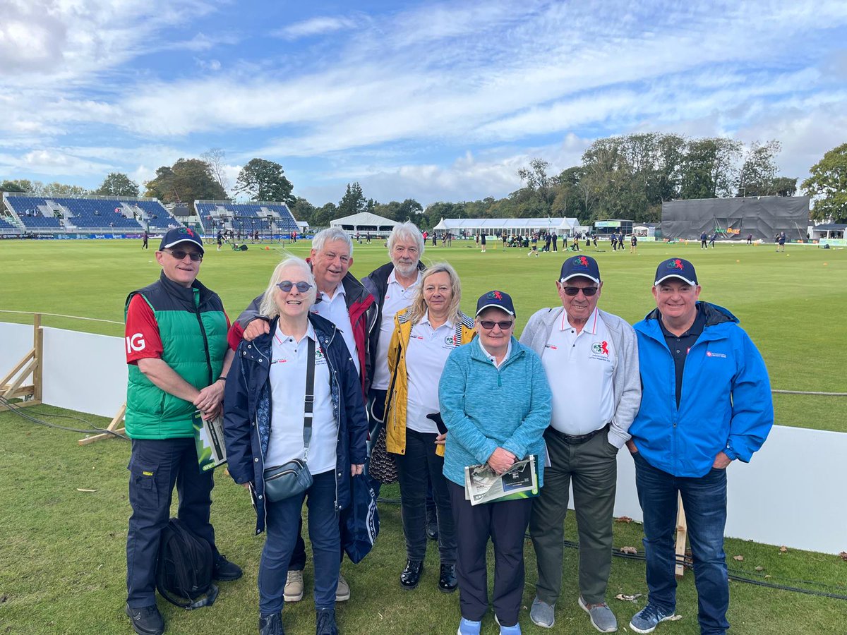 Our Tour Group are all set and ready to watch Ireland versus England at The Village for the first T20I match

#IREvsENG