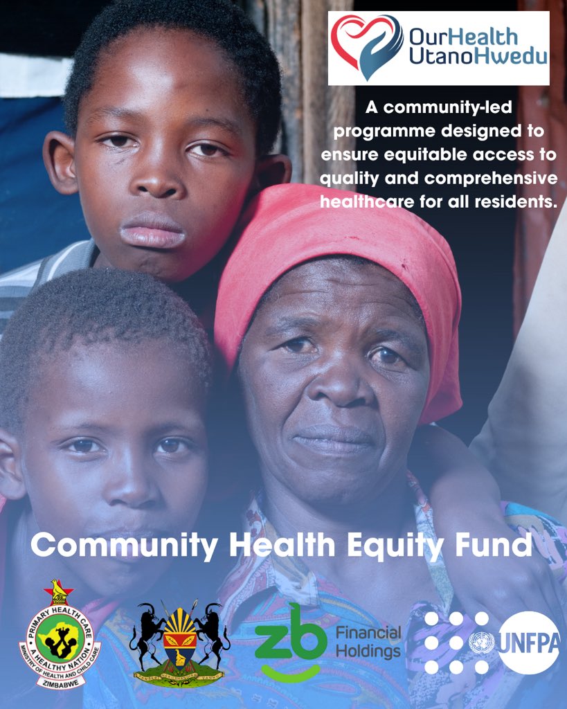 Every family deserves quality &amp; accessible healthcare.

That’s why the #CommunityHealthEquityFund is here:
A community-based health program designed to ensure equitable access to quality and comprehensive healthcare for all starting with  Mbare &amp; Hopley families.

🤝 Powered by