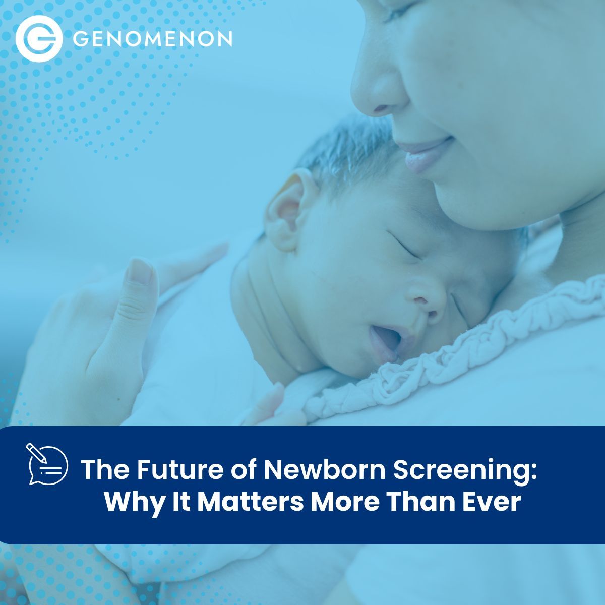 Every baby deserves the best possible start in life. 💙 That’s why Newborn Screening Awareness Month matters to us at Genomenon. 👉 Learn how we’re helping shape the future of #NBS genomenon.com/blog/future-ne…