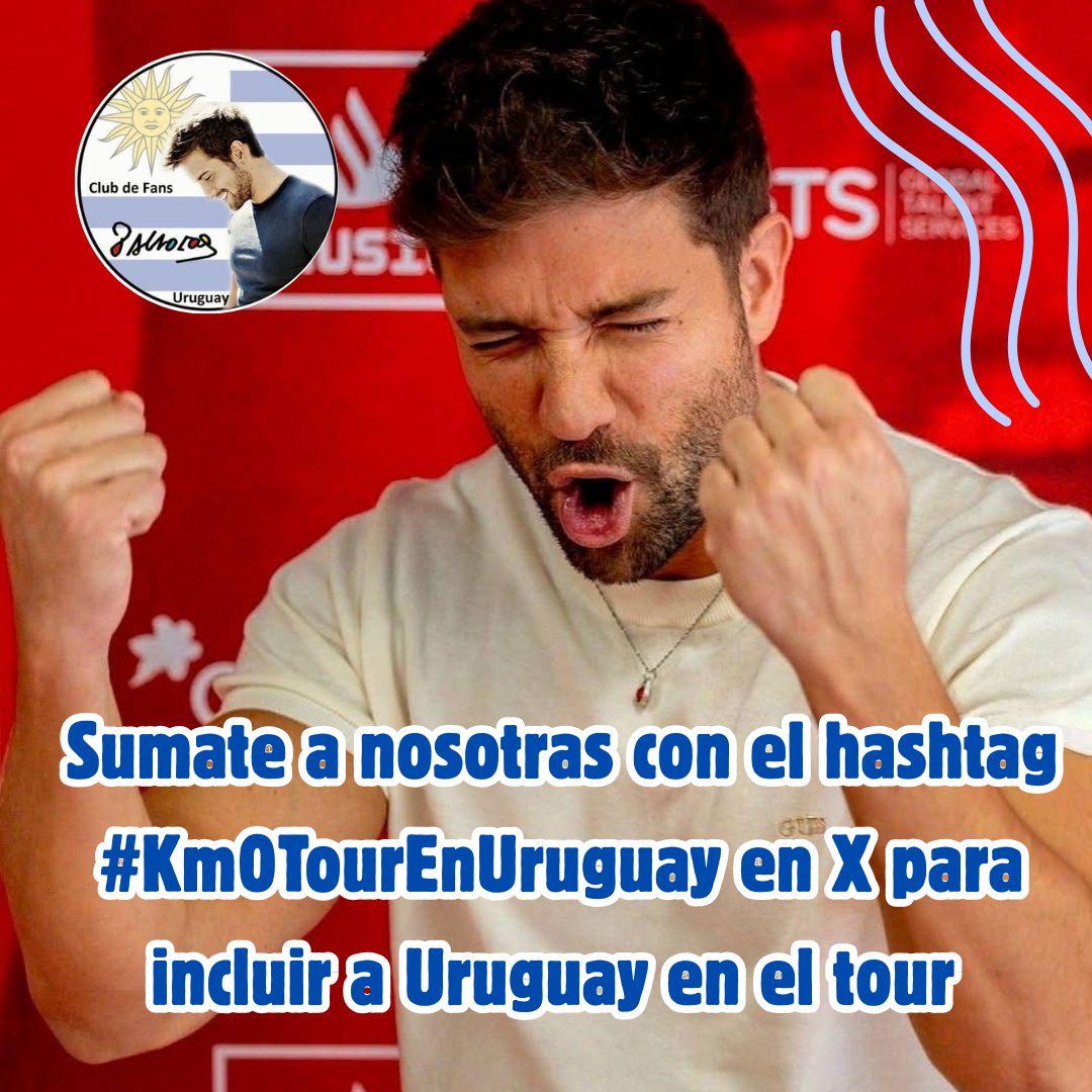 fcpalboranuru's tweet photo. Vos tambien queres que @pabloalboran venga con su gira a Uruguay 🇺🇾 sumate a nosotros utilizando #Km0TourEnUruguay para  hecerlo realidad!! @fcpalboranuru @LegionUru @alboran_uruguay @AlboranTeam https://t.co/sMlo2GSdx5