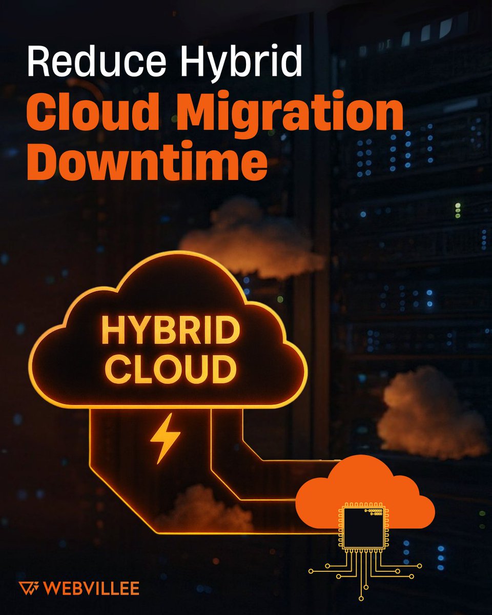 Webvillee_Tech's tweet image. ⏳ Downtime can make or break your hybrid cloud migration.

Our new blog shares 7 ways to reduce downtime — from phased moves to real-time monitoring &amp;amp; rollback plans.

👉 webvillee.com/blogs/7-ways-t…

#HybridCloud #CloudMigration #Webvillee