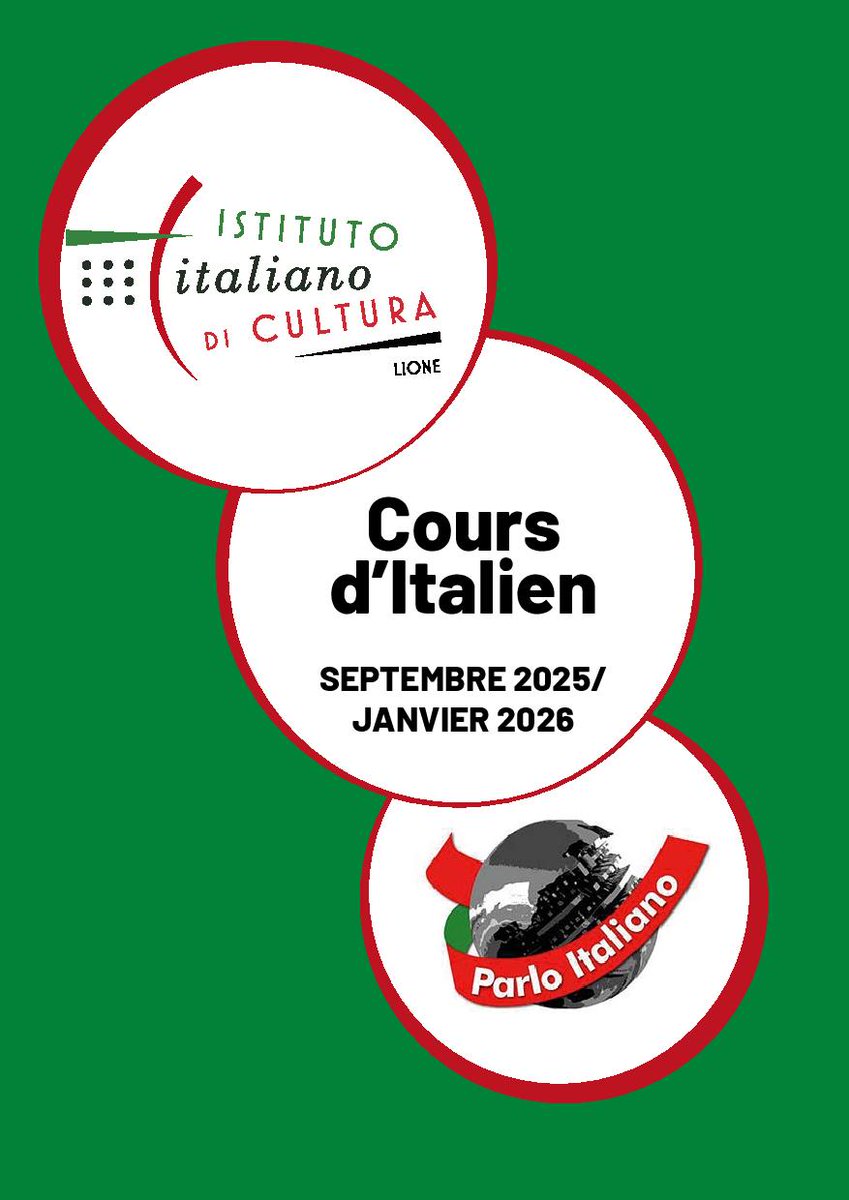 La nouvelle session des Cours d'italien de l' IIC Lione  démarre la semaine du 22 Septembre.
Il reste encore des places dans les classes de cours débutant A1.1
📷  du lundi soir ( 18h30 -20h30) et
📷  du jeudi après -midi ( 16h00 -18h00)
iiclione.esteri.it/.../MEP-COURS-…