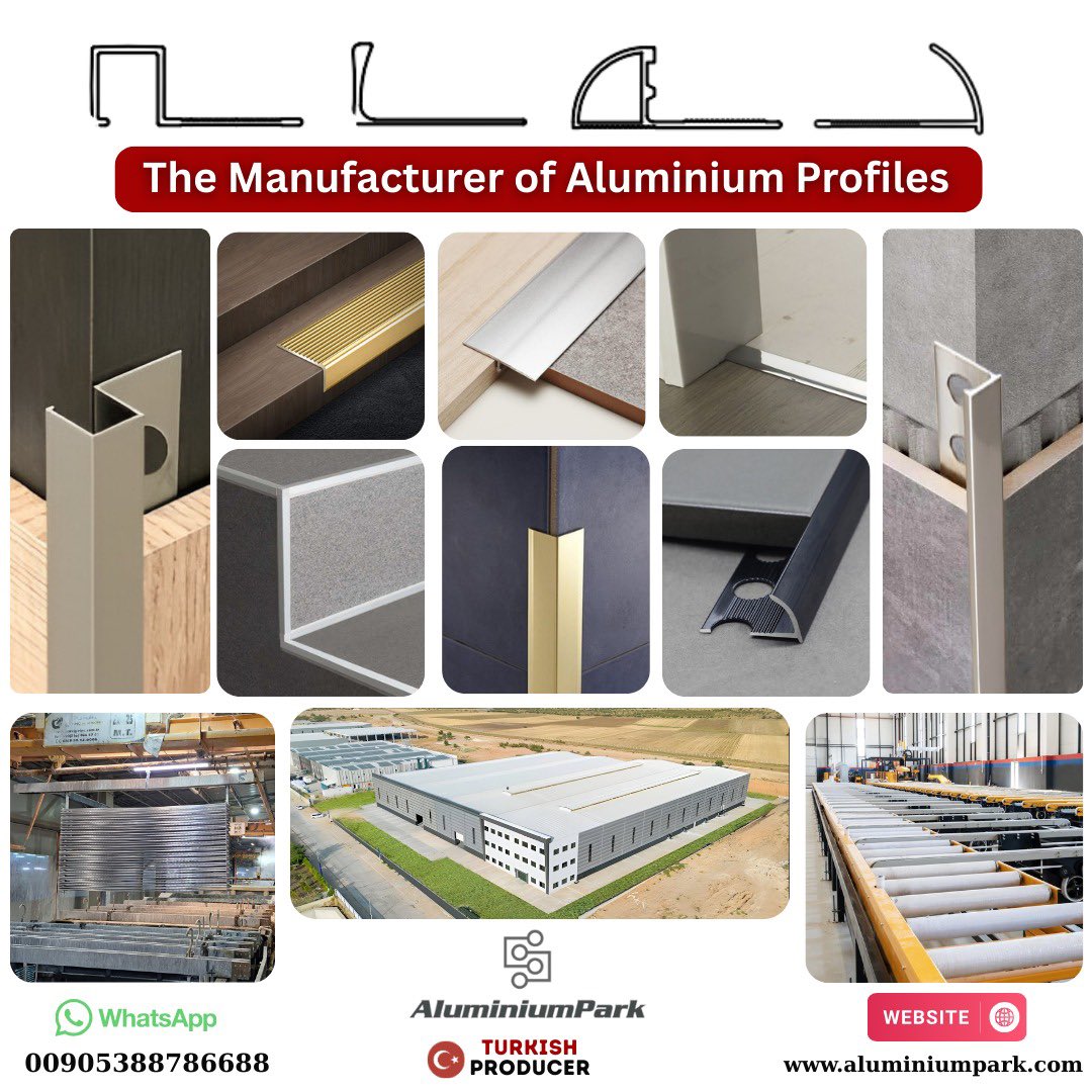 We are waiting your order requests. Source directly from the manufacturer.

Our products are ;

✅ Tile edge trims • Flooring profiles • Stair nosing profiles

✅ Decorative profiles • Wall &amp; corner profiles • LED lighting profiles

✅ Skirting profiles • Transition profiles