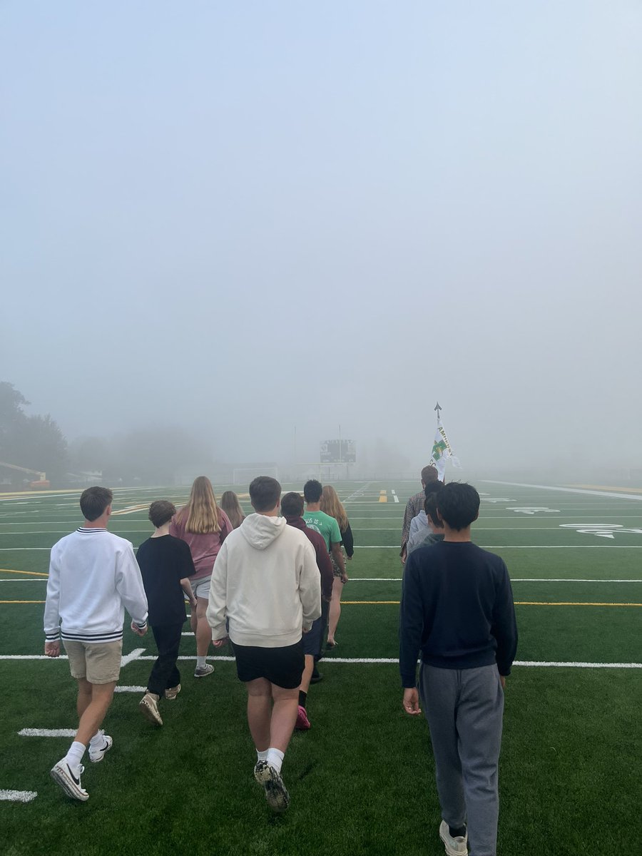 Beautiful morning to work Drill in our new stadium!!#SteeleNNDCC