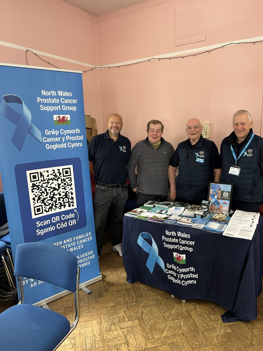 Today the North Wales Prostate Cancer Support Group were in attendance at the volunteer fair in Prestatyn and had the pleasure of being visited by <a href="/becky_gittins/">Becky Gittins MP</a> Prestatyn Mayor Cllr Carol Holliday and Prestatyn Councillor <a href="/GarethPrestatyn/">Gareth Sandilands</a> — Thank you for your Support.