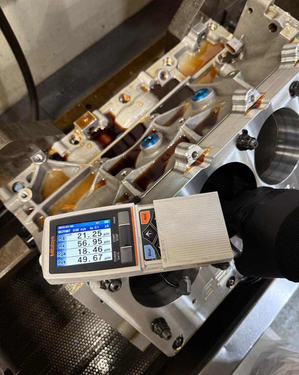 sttpracing's tweet image. Getting this circuit engines cylinders to size and the required surface finish for this application.
#sttpracing #enginemachining #enginebuilder #machineshop #surfacefinnish #sj210