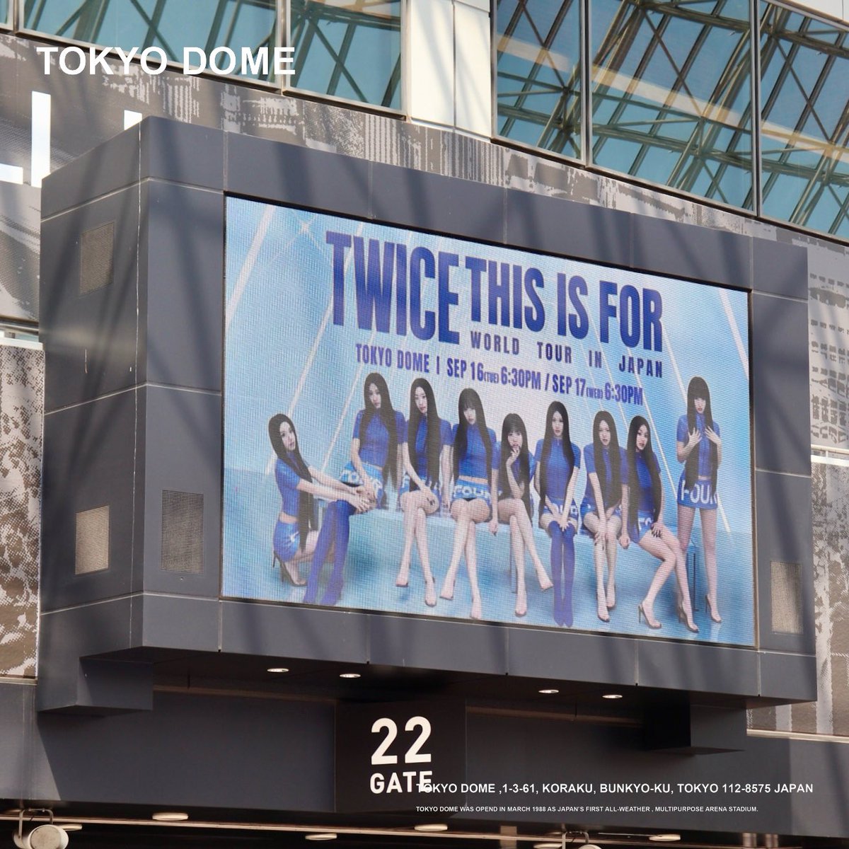 TOKYO DOME｜東京ドーム on X: 