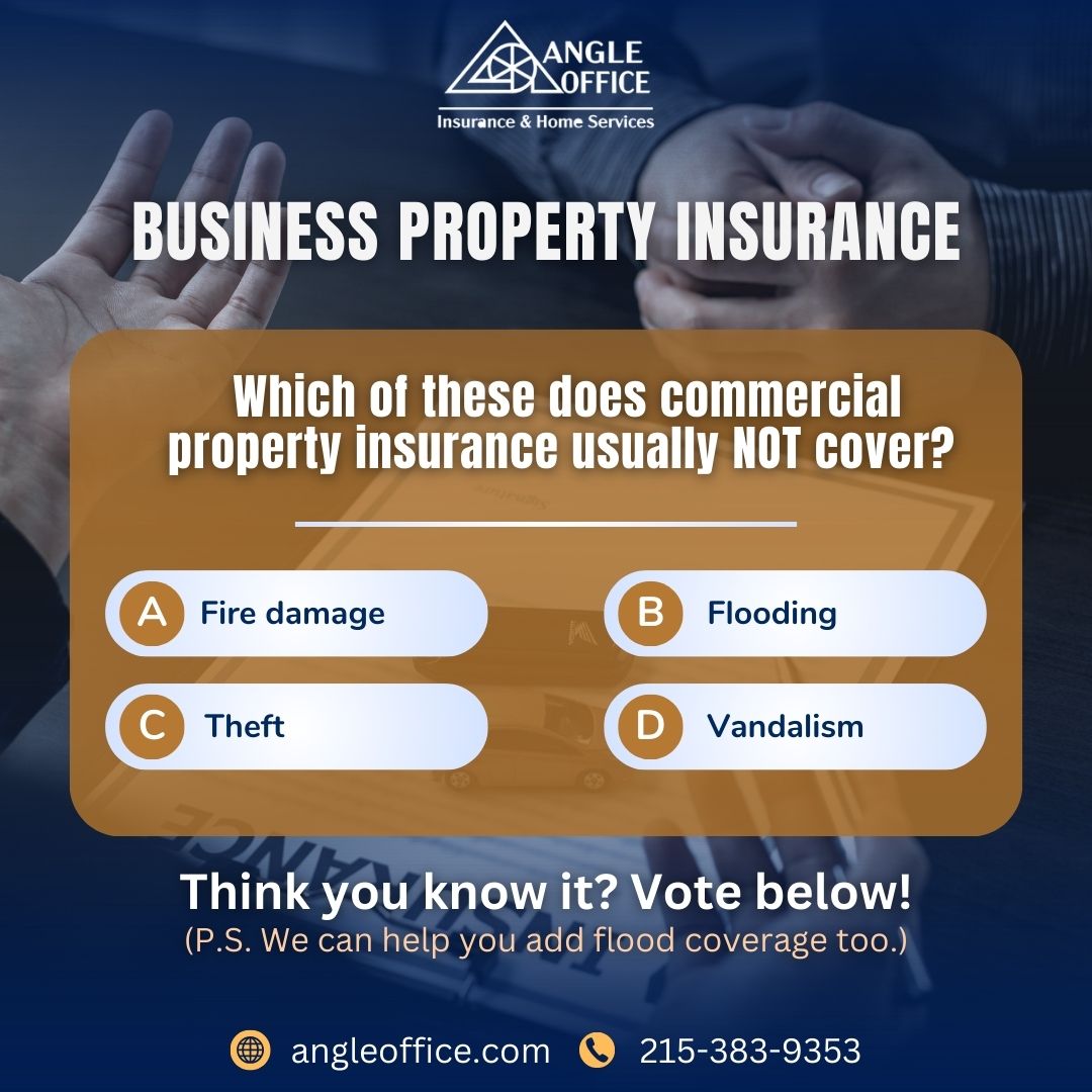 Angle_office's tweet image. Call us now: +1 215-383-9353
Visit our website: angleoffice.com

#angleoffice #insurance #insurancefacts #commercialinsurance #businessprotection #insurancecoverage #propertyinsurance #businessowners #insurancequiz #wednesdaywisdom
