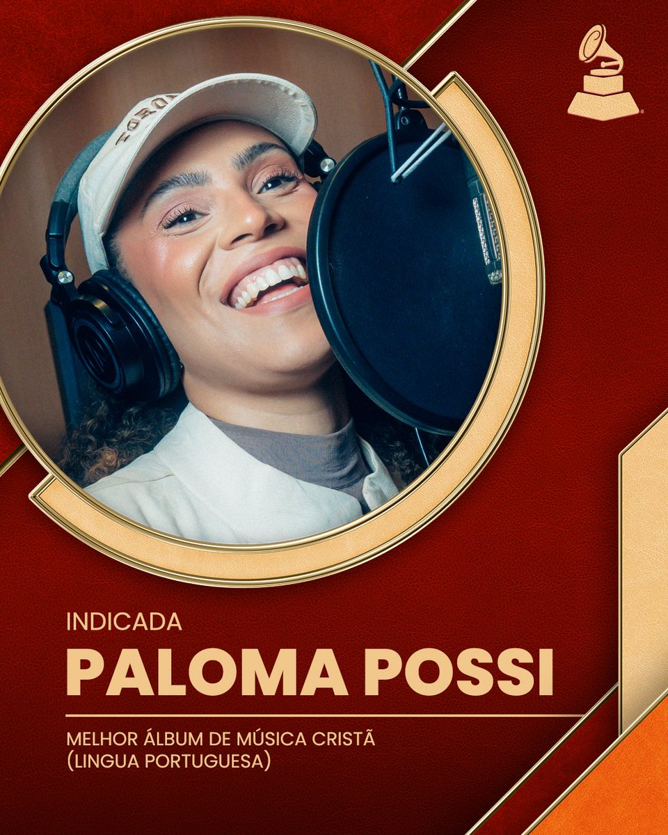 Parabéns Paloma Possi pela indicação ao #LatinGRAMMY de Melhor Álbum de Música Cristã (Lingua Portuguesa) por “Razão da Esperança”! ✨❤ <a href="/sonymusicbrasil/">Sony Music Brasil</a>