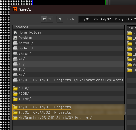 Been searching for an answer to this for a while - is there no way to rename/label these bookmarks instead of them being filepaths? Thankssss ✌️
#sidefx #houdini