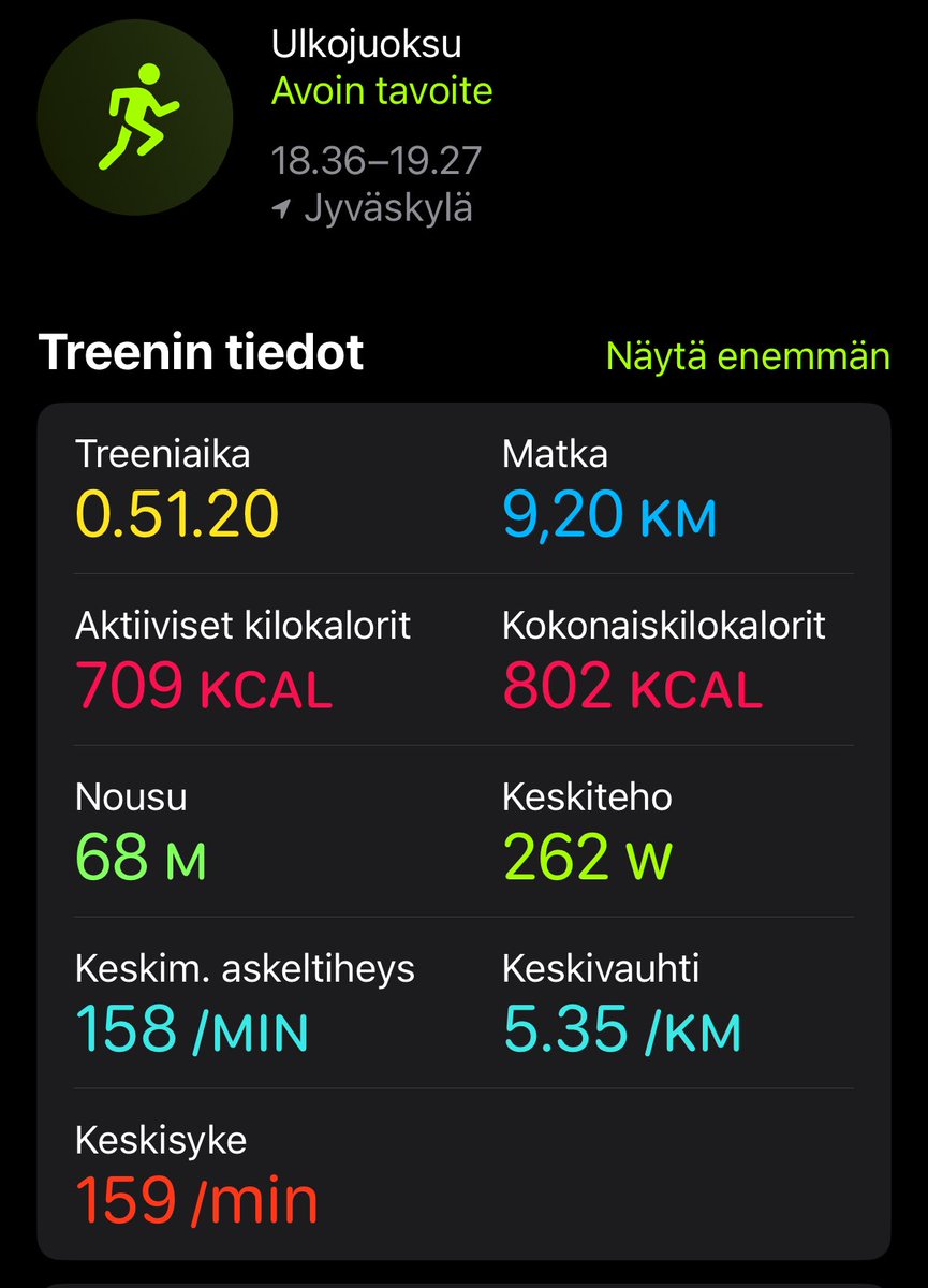 Kyllä ei olis kaks vuotta sitten uskonu että tätäkin tekee vapaaehtoisesti.

Annoin viimein periks ja hyväksyin sen että juokseminen on parasta liikuntaa arjessa. Tykkäsipä siitä tai ei niin ainakin kaloreita saa kulutettua. 🤷🏻‍♂️

#KaikkiPaitsiJuoksuOnTurhaa