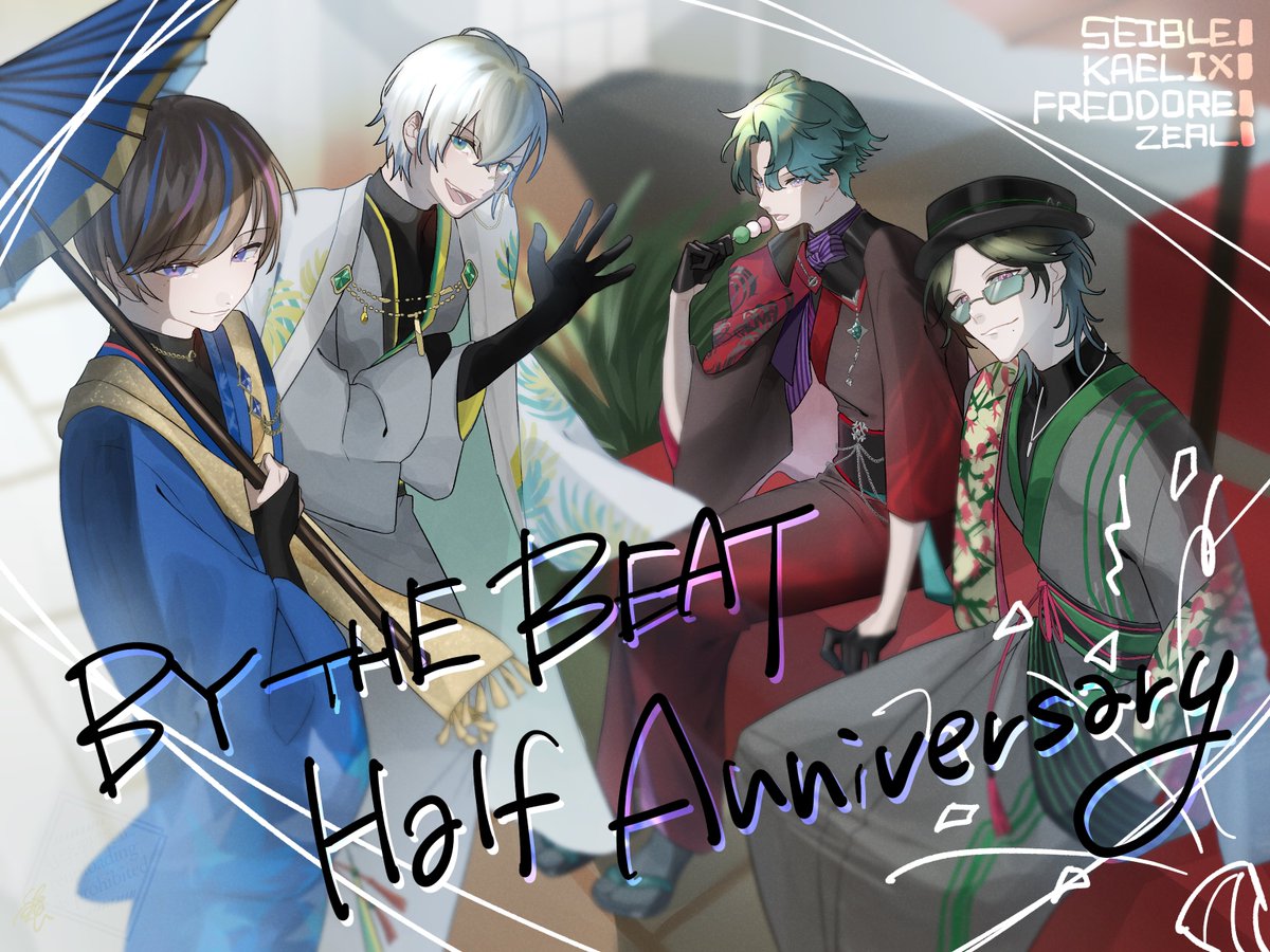 LLLLLightning's tweet photo. Half Anniversary!!🎉

#BYTHEBEAT
#Seiblue #kaepix #FreoChrome #GinjoCanvas https://t.co/EVYUTSIkG3