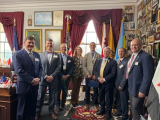 ScOrtho's tweet image. A big thank you to our SCOA delegation members!

The delegation has been making the rounds in Washington, D.C., as part of the 2025 #AAOS Combined #NOLC/Fall Meeting to represent and champion the interests of musculoskeletal patients and #orthopaedic surgeons in South Carolina.