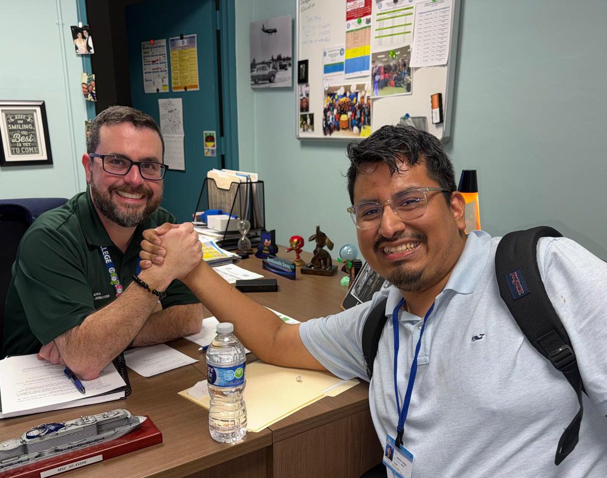 Lindsey_HTC's tweet photo. 🚨Meet our new HVAC instructor, Mr. Flores! He brings not only expertise, but also an innovative, hands-on approach that is keeping students engaged while exploring the latest technologies in the field. He’s ready and so are our students! 🙌 #YourBestChoiceMDCPS #StepUpToSuccess https://t.co/4lMWBPXJ8B