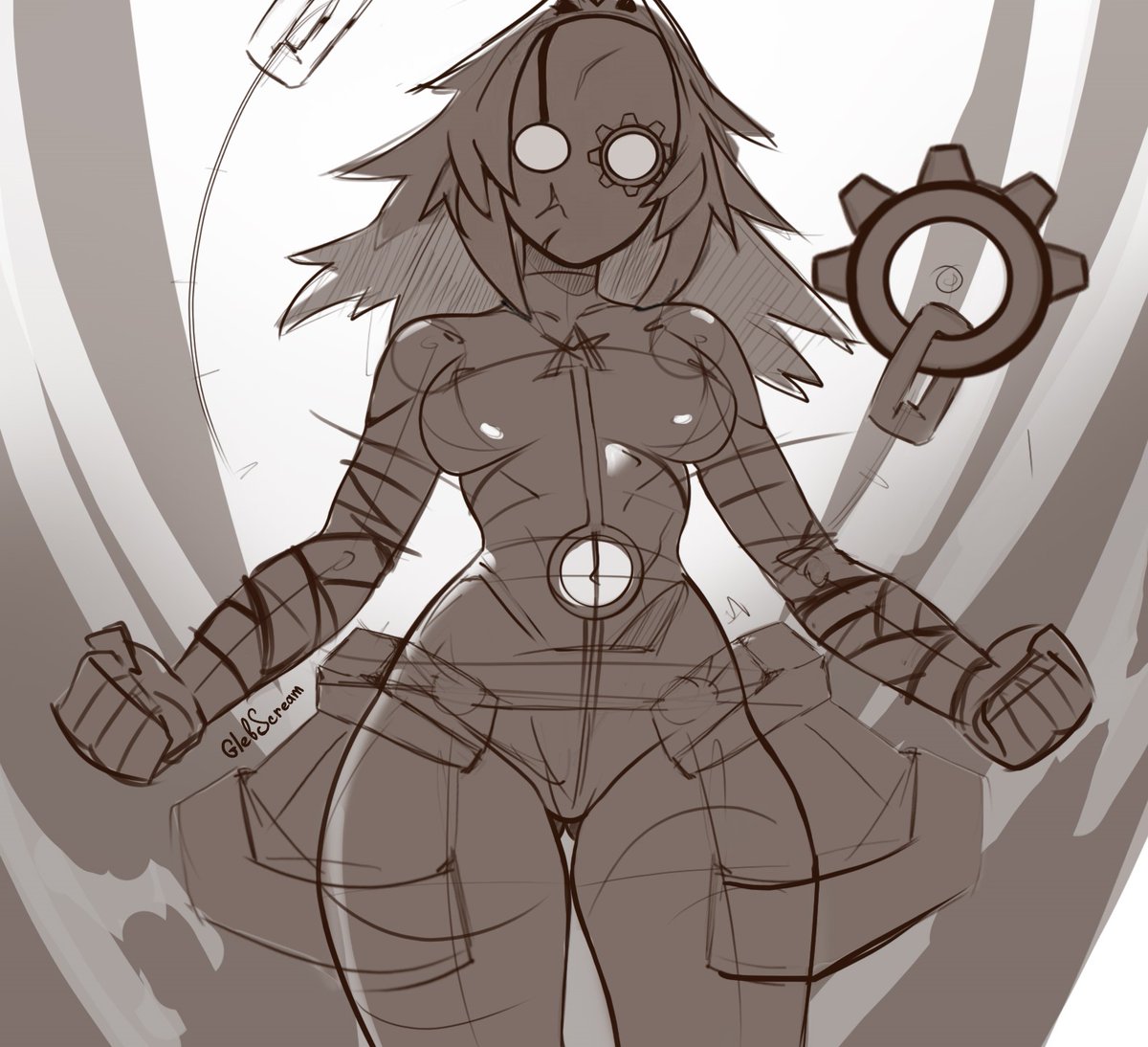 Gleb_Scream's tweet photo. #wakfu #ankama #dofus #nox #Xelor #sketch
They changed the design of the mask, because Nox has a rather massive and long shape, which gives her masculinity. We need a female ver option... https://t.co/sQv7cfpEdm