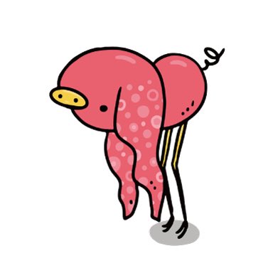 inoshichiOA's tweet photo. トンピョコ：子ブタの顔に魅力的なボディ、そしてスラリと長い脚を持つ不思議な生き物。たなびく垂れ耳に浮かび上がる模様で、それとなく感情を表している。 https://t.co/e1pLiaTbkP