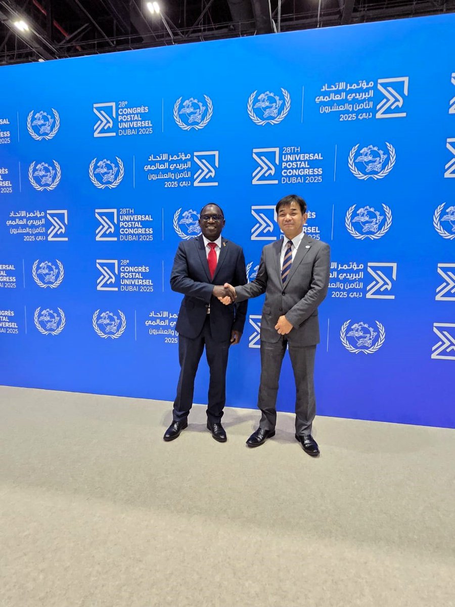 Had an engaging bilateral meeting with Dr Imagawa Takuo, <a href="/japan/">japan</a> Deputy Minister for International Affairs and Communications on the sidelines of the #UPUCongress. We discussed mutual support in our respective candidatures in the UPU elections and future collaborations.
