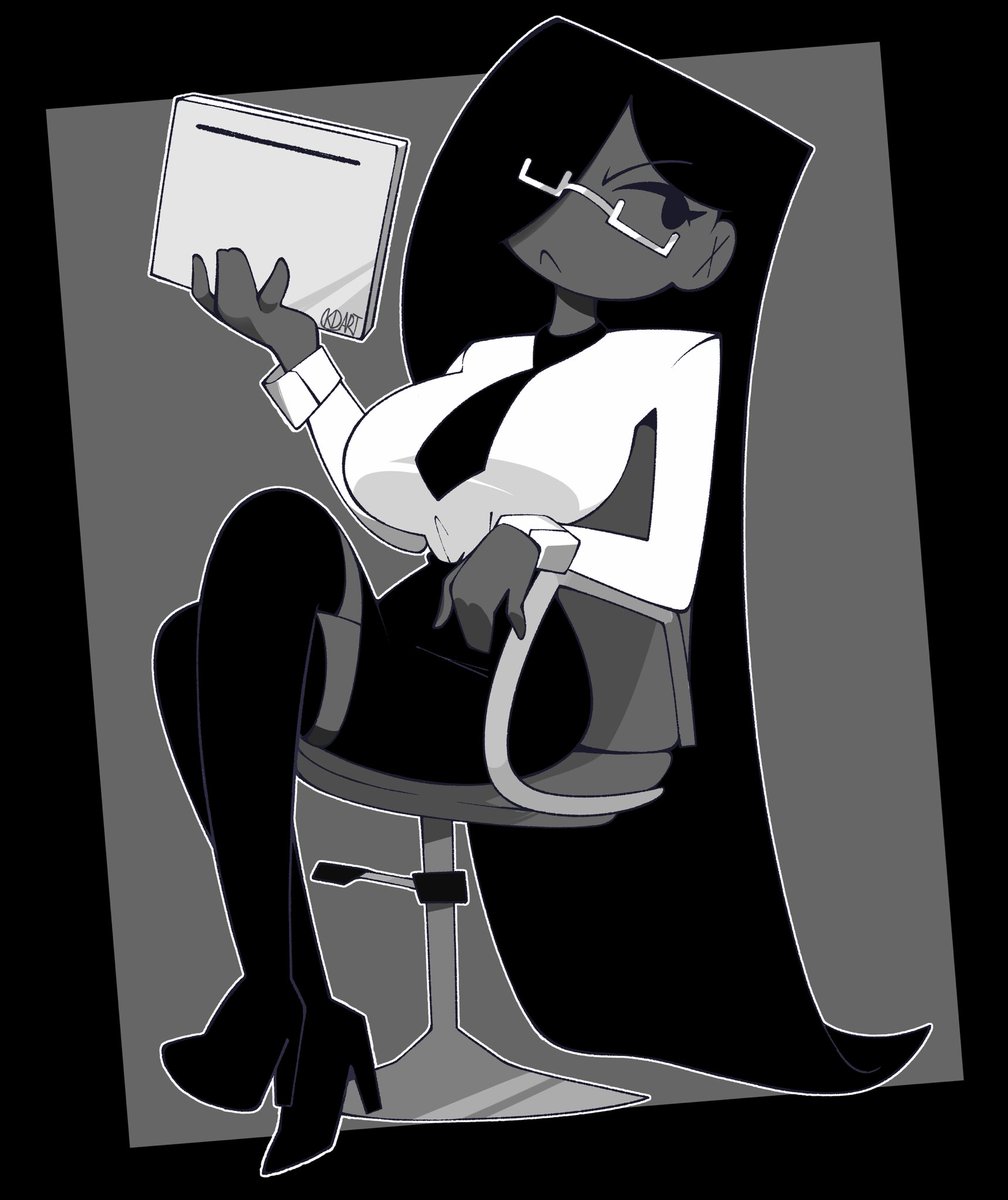Office Lady Lounging☑️