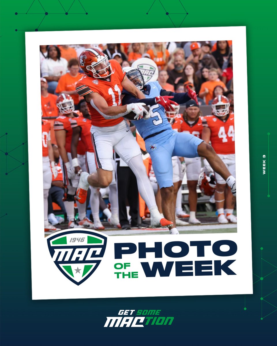 Your MACtion Football Photo of the Week 📸

<a href="/BG_Football/">BGSU Football</a>  | #MACtion