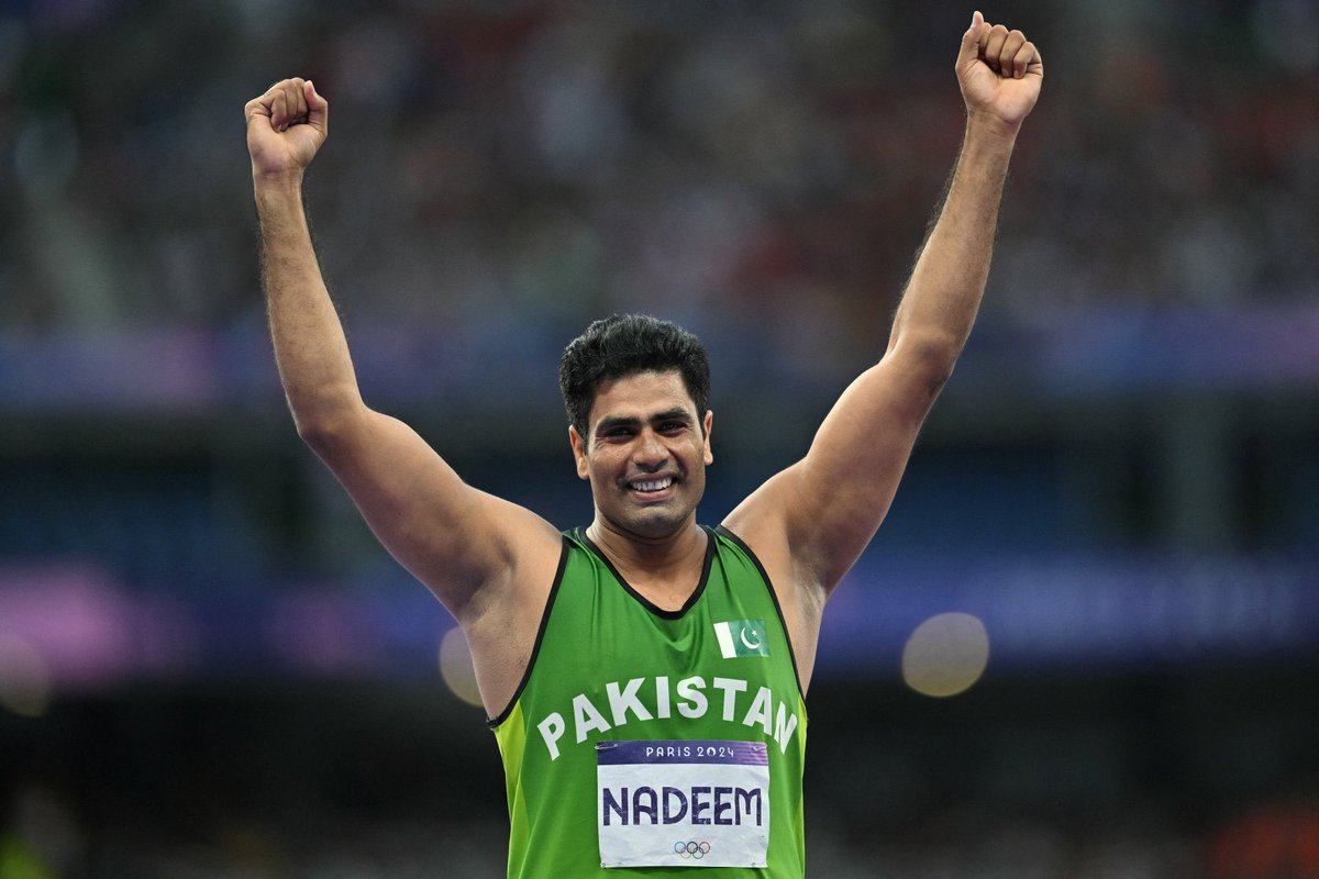 AbidullahMughal's tweet image. Pride of Pakistan🇵🇰
  Arshad Nadeem 😍