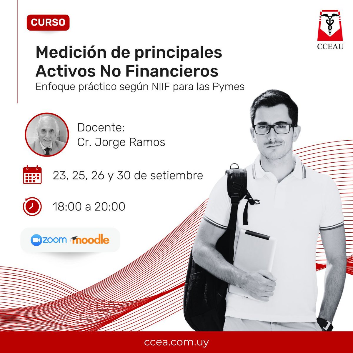 📊 ¿Trabajás con activos no financieros y querés aplicar correctamente las normas contables? Este curso te lo facilitará.

📘 Vas a repasar la normativa vigente en Uruguay y las secciones relevantes de la NIIF para las PYMES.

🔍 También te brindará herramientas para interpretar,