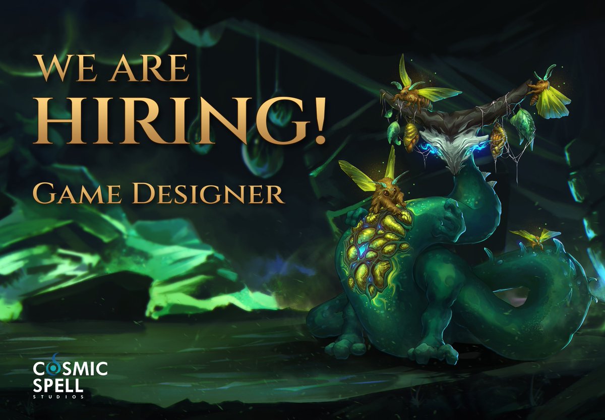 CosmicSpell_'s tweet photo. 🚨 We’re hiring a Game Designer!

🚀Join Cosmic Spell and help bring @Soul_Breach to life, a turn-based RPG with collectible mechanics and deep strategic gameplay.

👉Apply here: https://t.co/0MzTB5a4mg

#GameDev #IndieDev #NowHiring #RPG #GameDesigner https://t.co/d6c7O3gtYd
