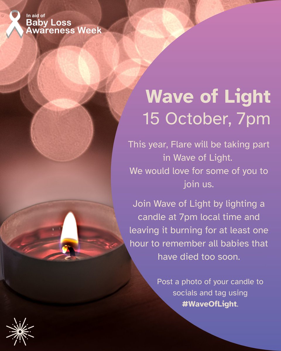 FlareCares's tweet photo. Tonight is Wave of Light, an event to remember Baby Loss Awareness Week and all of the babies that died too soon. We ask you to join us and reflect on the families this has also impacted. 🕯
-
#BLAW #WaveofLight #Babyloss https://t.co/Y3m3rRt9nP