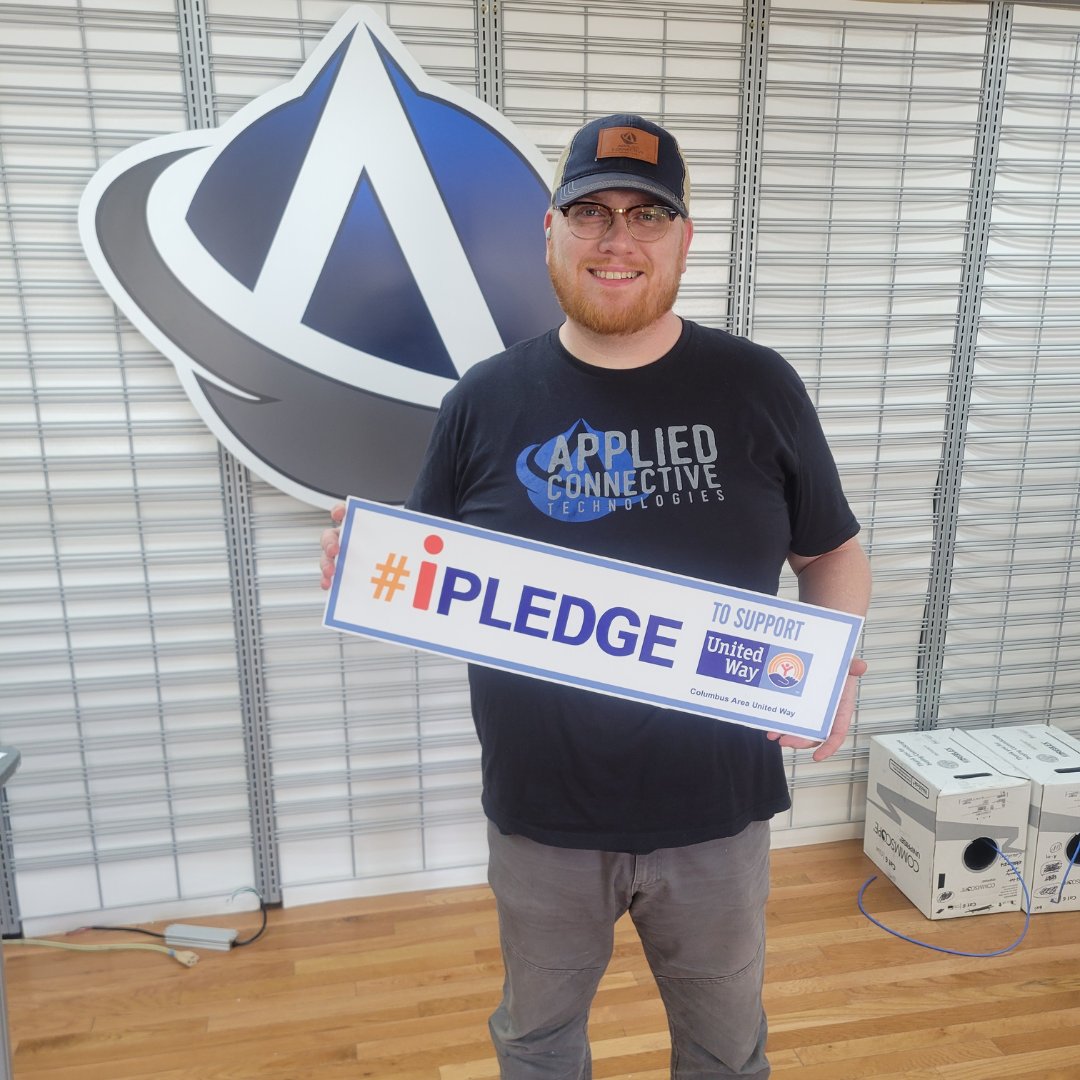 ColNEUnitedWay's tweet photo. Applied Connective Technologies is out there using technology for good instead of evil, helping all their clients be the best they can be, and investing in the community like they live here.  #iPLEDGE https://t.co/pmd4JxCDOW