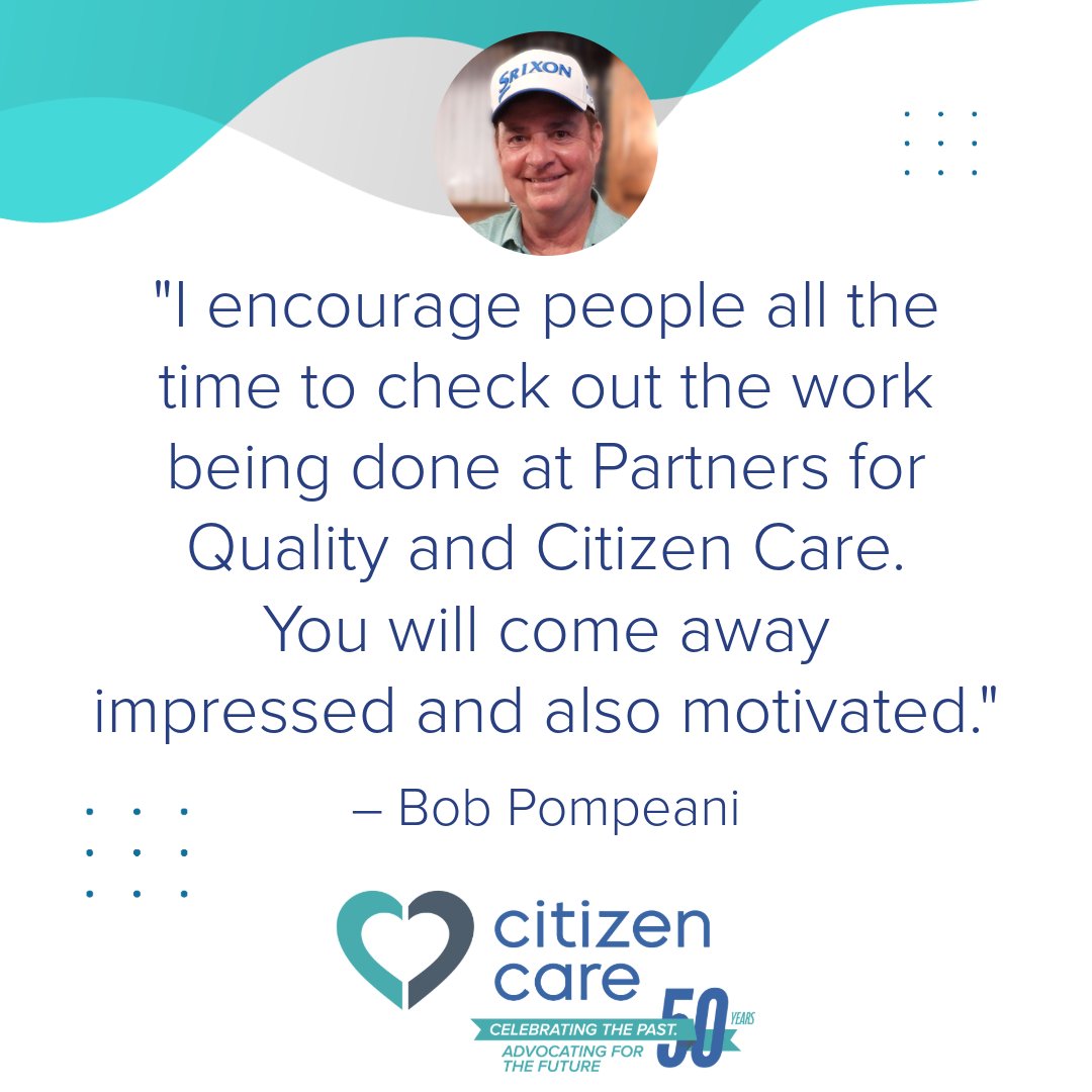 #CitizenCare50 #CelebratingThePast #AdvocatingForTheFuture <a href="/KDPomp/">Bob Pompeani</a>