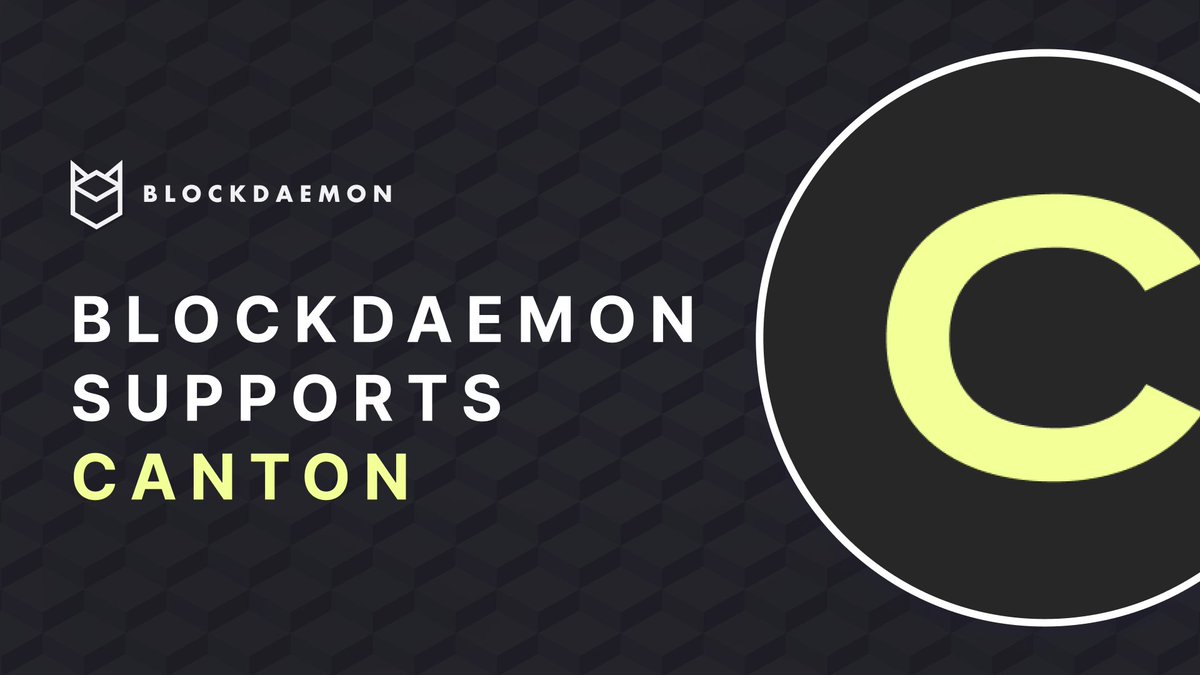 1/3
Blockdaemon now supports the <a href="/CantonNetwork/">Canton Network</a>, bringing secure, scalable infrastructure for banks, asset managers, and institutions moving real finance onchain.