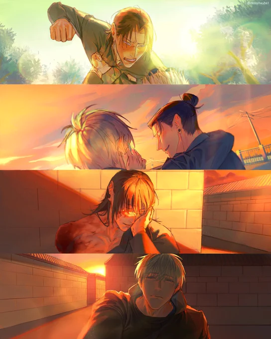 Show me your reddened face once again #satosugu #五夏
