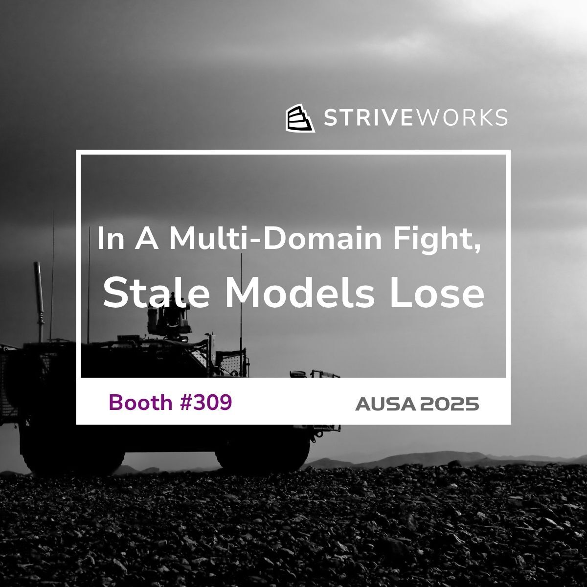Striveworks_US's tweet image. In a #MultiDomain fight, stale models lose. Fast.

Striveworks was built for the reality that AI must evolve with its environment—not 6 months later, but in the moment, at the edge.

Learn the difference between static AI and mission-aligned AI at Booth 309 at #AUSA2025.
