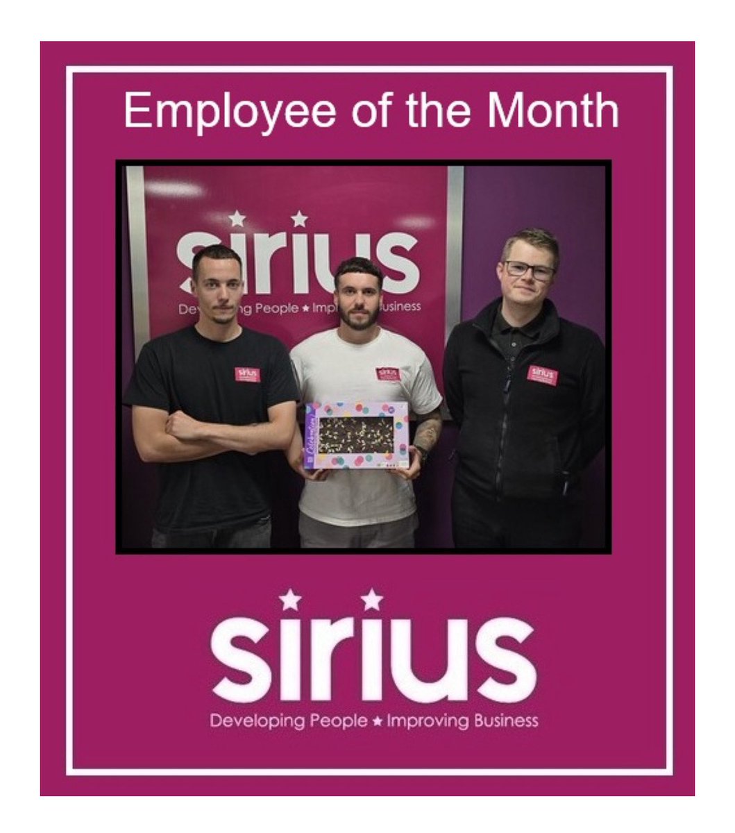 This month’s decision was a tough one, but we felt the Business Support team truly deserved the spotlight , not just one individual, but the whole team.

Da iawn, bechgyn! 👏

Congratulations to everyone! 👏🏼👏🏼

Keep it up!
#EmployeeOfTheMonth #SiriusSkills