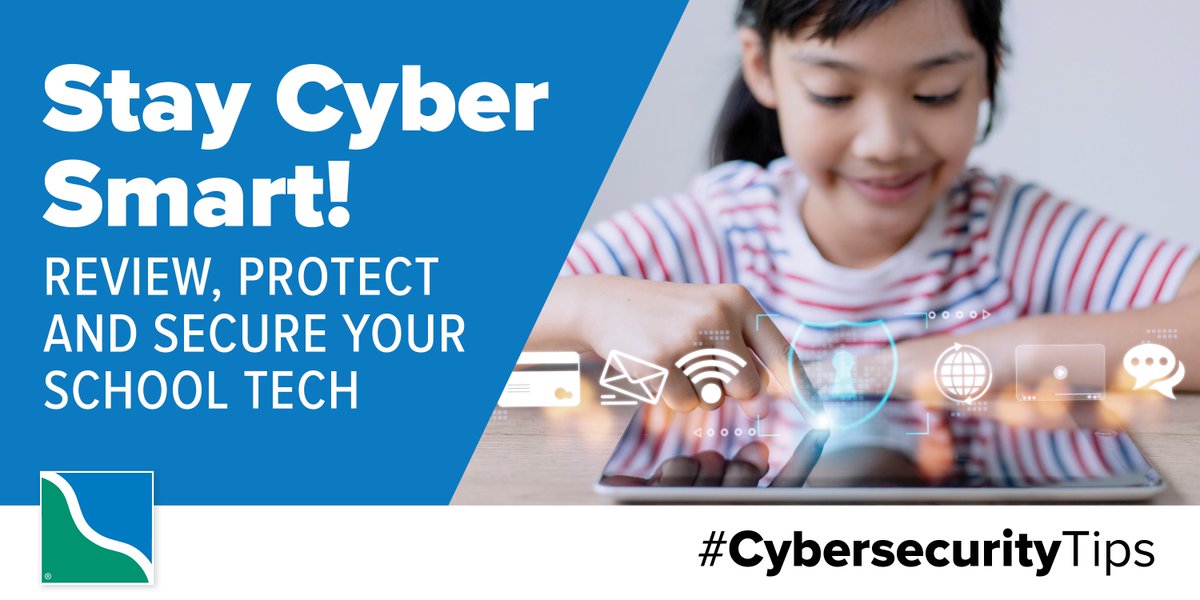 MRESnews's tweet image. As the school year kicks into high gear, so does the need to stay cyber smart. 👩🏼‍💻👨🏾‍💻 Research and review school-related apps and websites before using and make sure your devices and school accounts are set up using strong, unique passwords.  
#CybersecurityTips